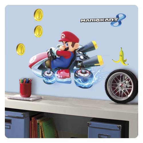 Mario Kart 8 Peel and Stick Giant Wall Decal